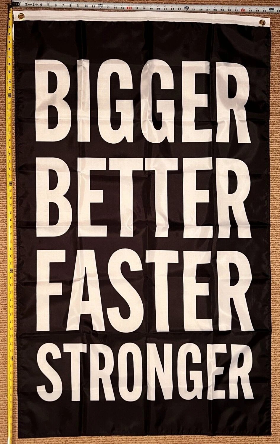 Motivation Flag Nobody Cares Work Harder 2 Gym Banner Sign 3x5' by flagsjustdoit