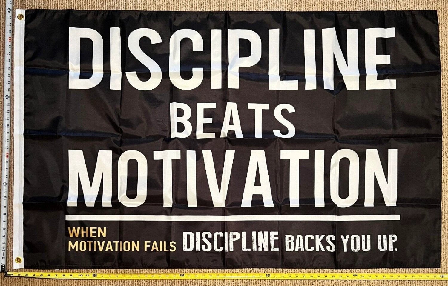 Motivation Flag Nobody Cares Work Harder 4 Gym Banner Sign 3x5' by flagsjustdoit