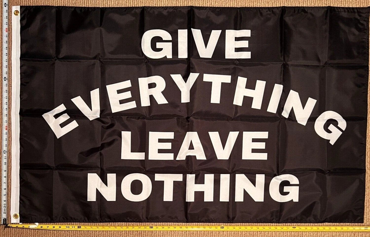 Motivation Flag Nobody Cares Work Harder Gym Banner Sign 3x5' by flagsjustdoit
