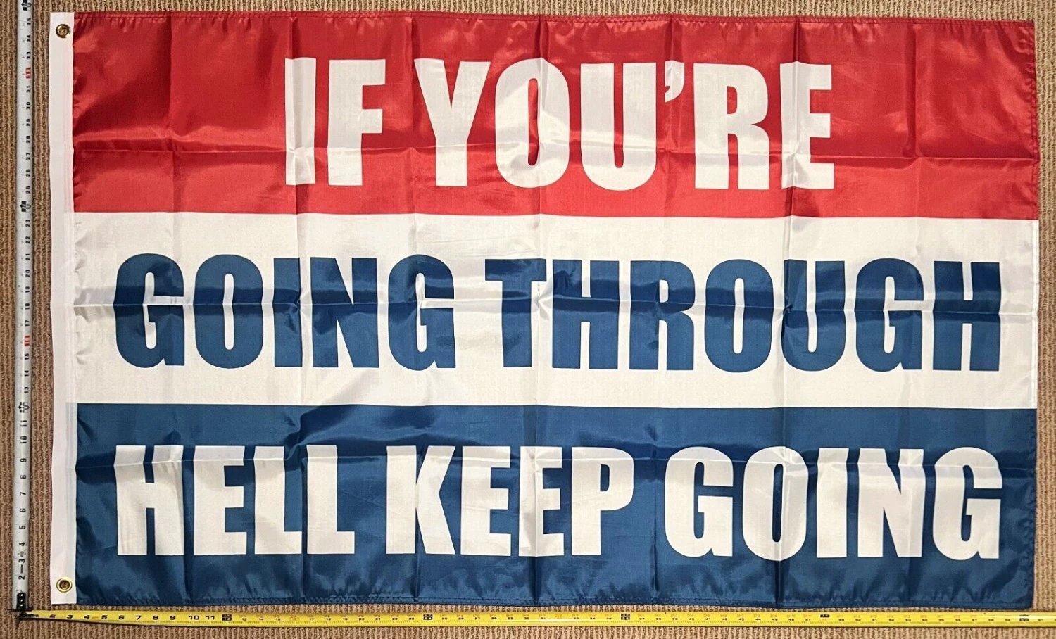 Motivation Flag e Gym Workout Hard Work Sign America Beer USA 3x5' by flagsjustdoit