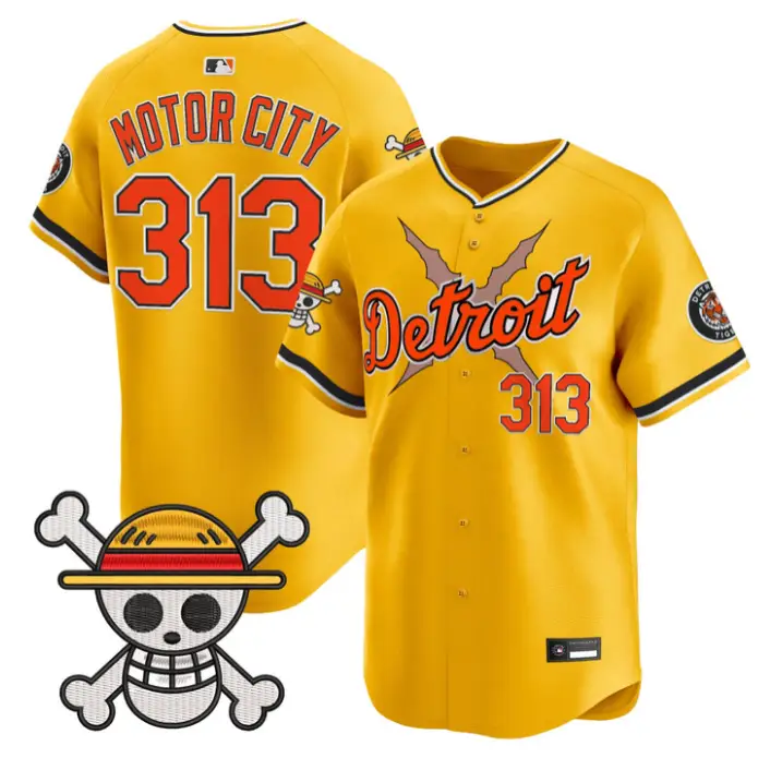 Motor City Jersey #313 Detroit Tigers One Piece Premier Stitched by My Store