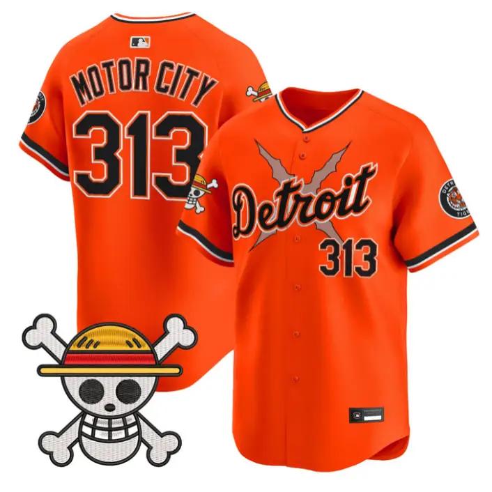 Motor City Jersey #313 Detroit Tigers One Piece Premier Stitched by My Store