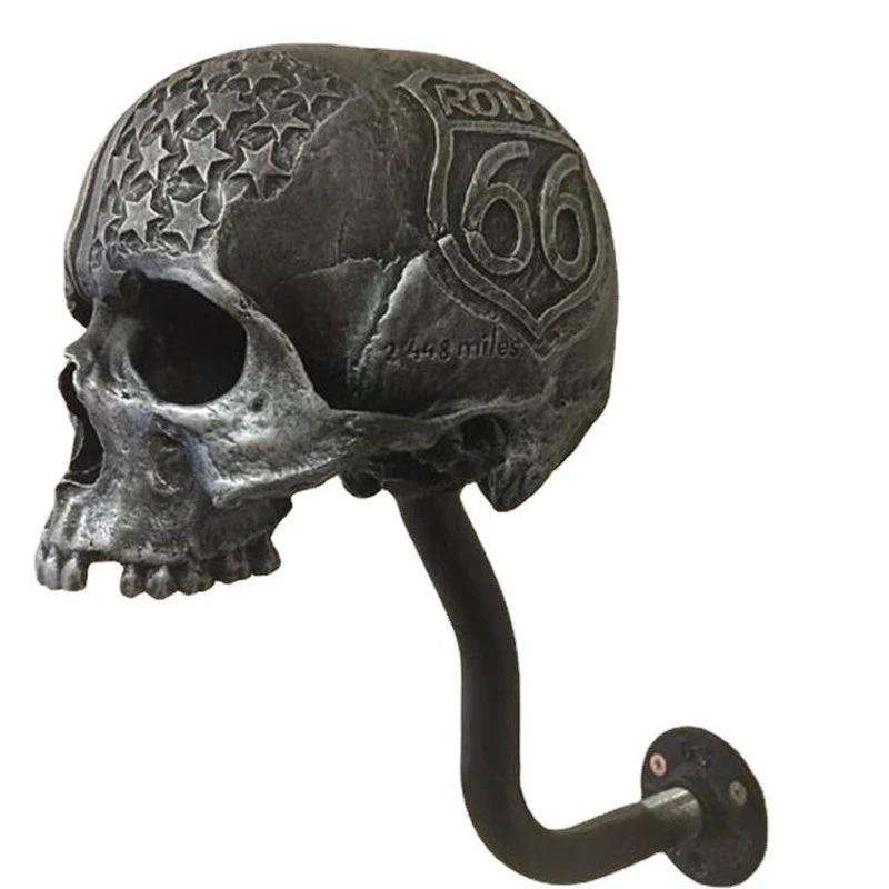Skull Motorcycle Helmet Holder by Bowlift