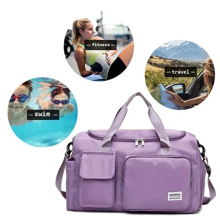 Traventix Travel Bag with Multiple Compartments | Waterproof & Lightweight | Sports, Fitness & Weekend Bag for Men & Women by BowLift