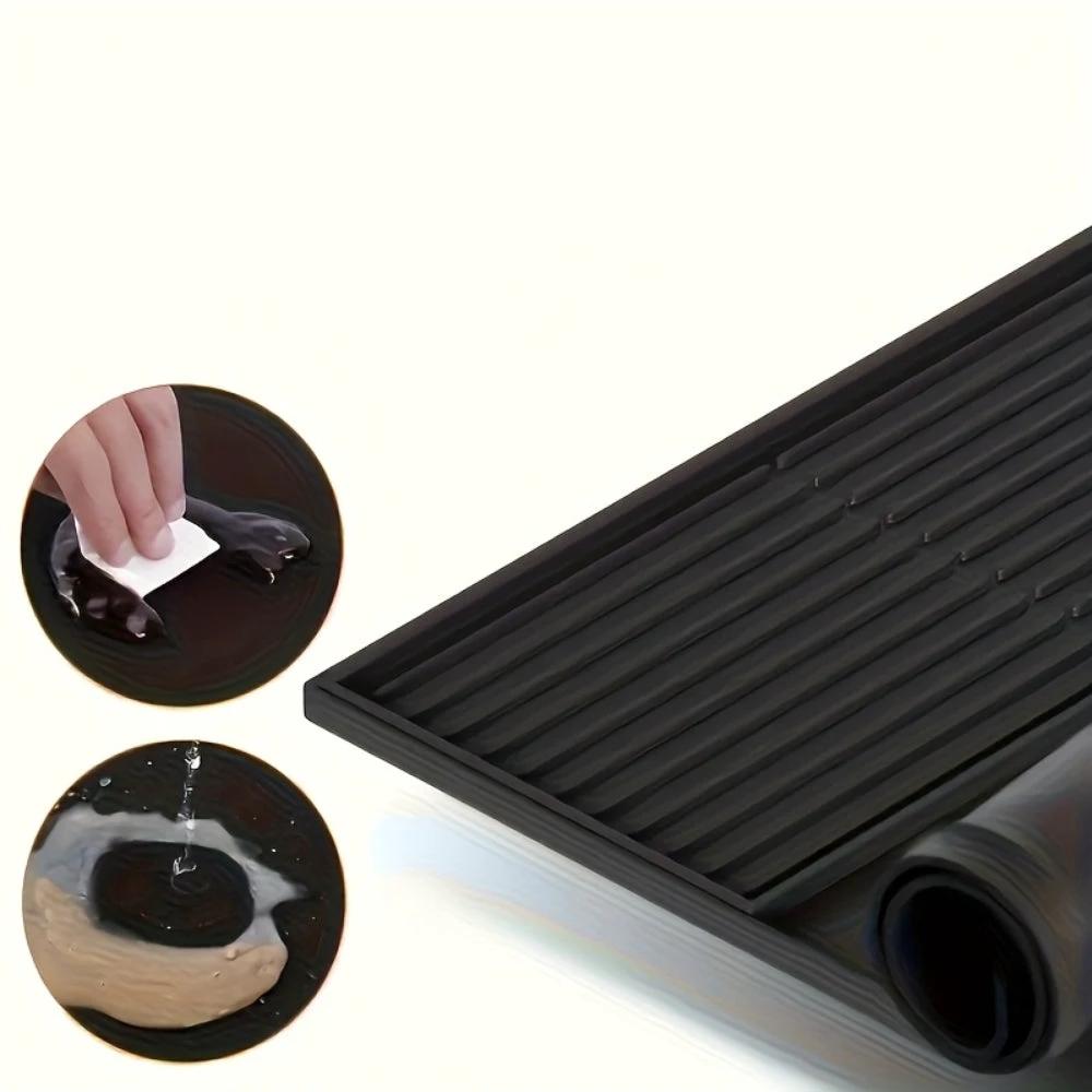 Multifunctional Silicone Coffee Bar Mat with Drainage by Casa & Beyond