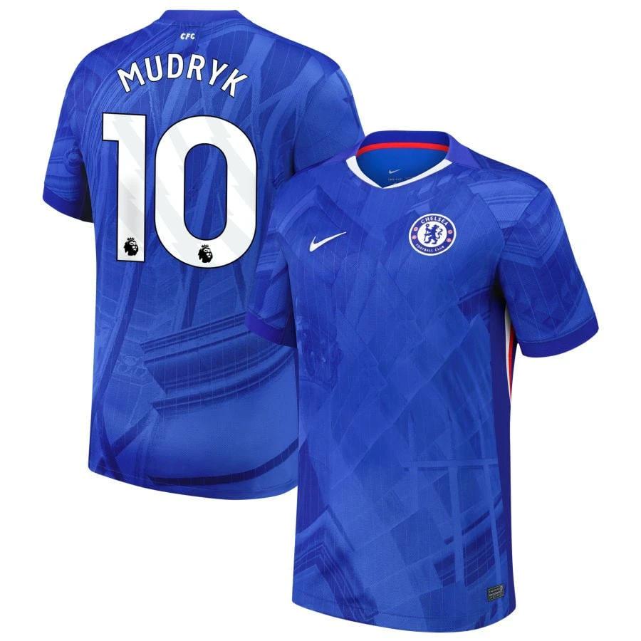 Mykhailo Mudryk #10 Chelsea 2025-26 Home Match Jersey – Blue by Soccer Jersey