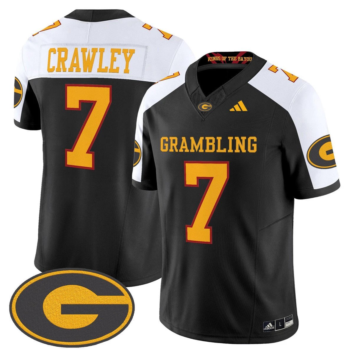 Myles Crawley Jersey #7 Grambling Tigers 2025 Vapor Limited Stitched by My Store NCAA Football Jerseys