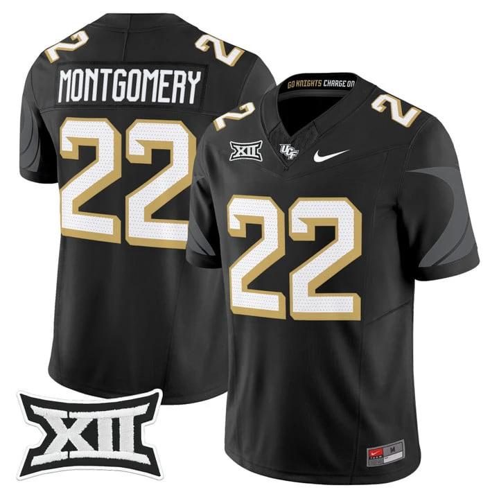 Myles Montgomery Jersey #22 UCF Knights 2025 Vapor Limited Stitched by My Store NCAA Football Jerseys