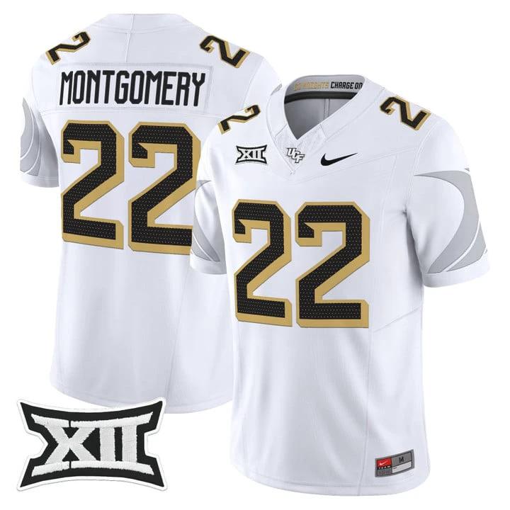 Myles Montgomery Jersey #22 UCF Knights 2025 Vapor Limited Stitched by My Store NCAA Football Jerseys