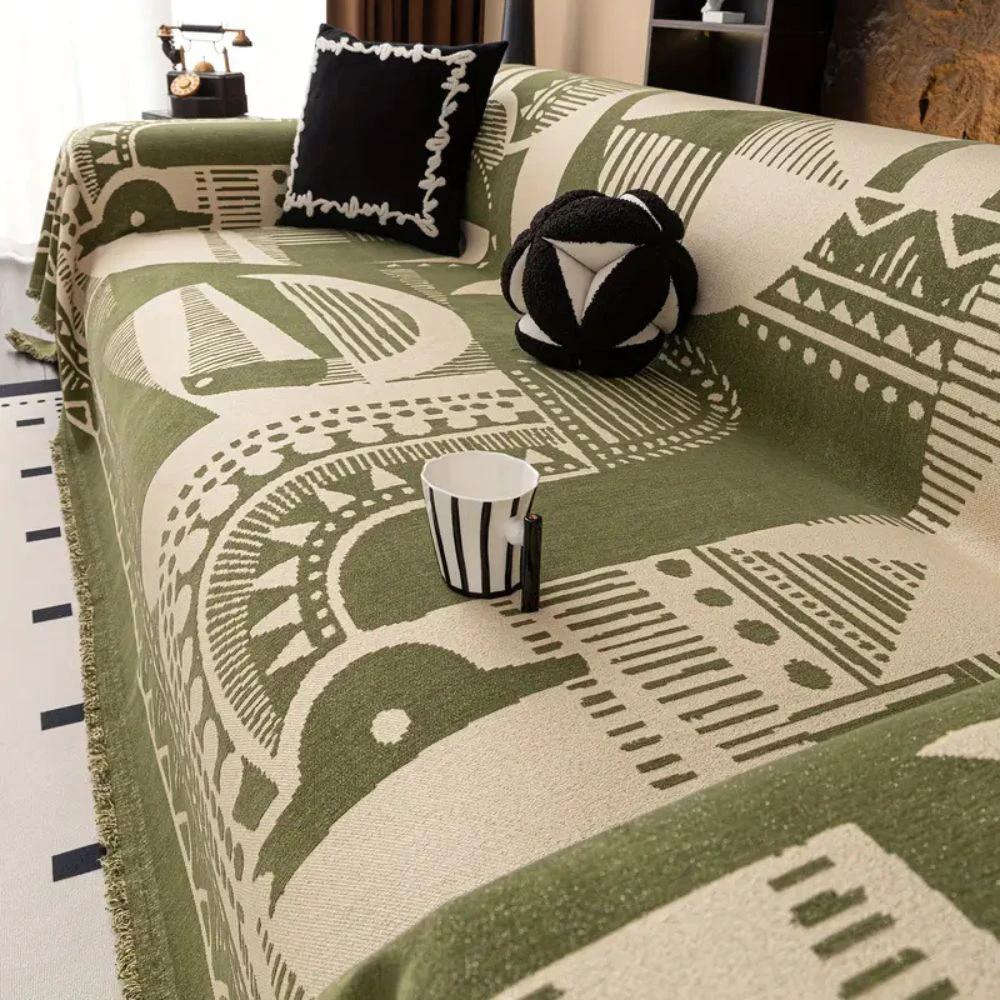 Mystic Lines Pattern Sofa Cover by Casa & Beyond