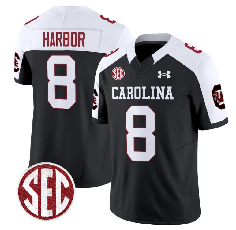 Nyck Harbor Jersey #8 South Carolina Gamecocks Football 1980 Throwback Vapor Limited Black Alternate by My Store