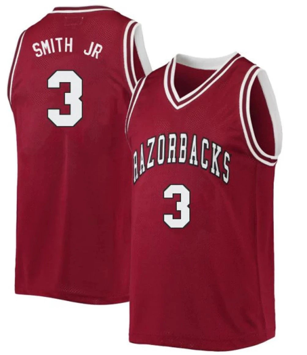 Nick Smith Jersey Arkansas Razorbacks College Basketball 100 Season #3 by My store basketball