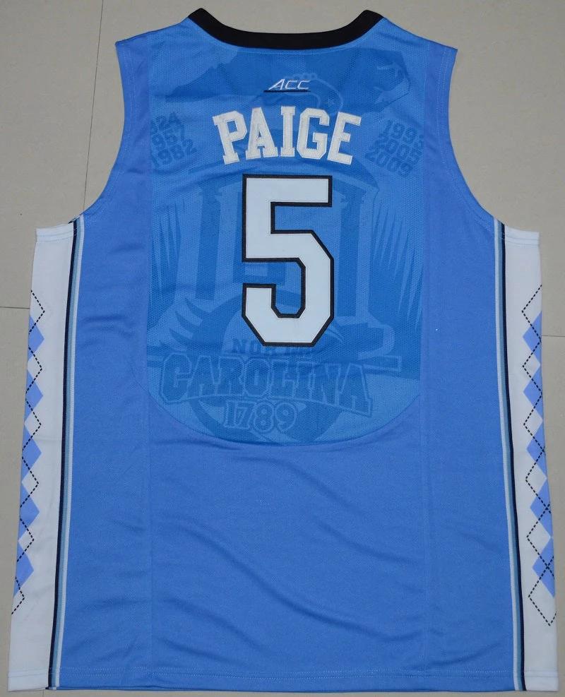North Carolina Tar Heels #5 Marcus Paige NCAA Basketball Jersey Blue by My store basketball
