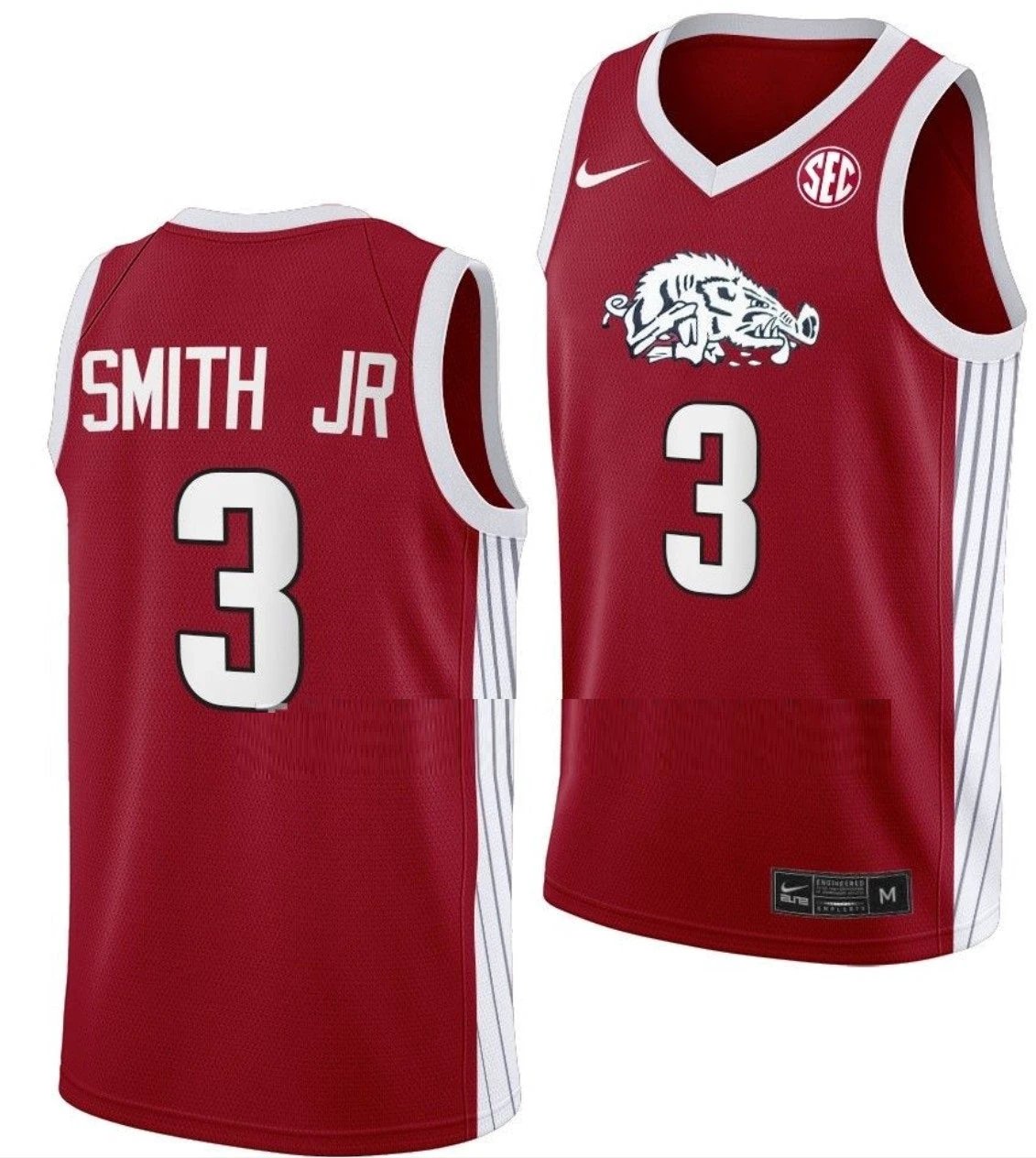 Nick Smith Jersey Arkansas Razorbacks College Basketball 100 Season #3 by My store basketball