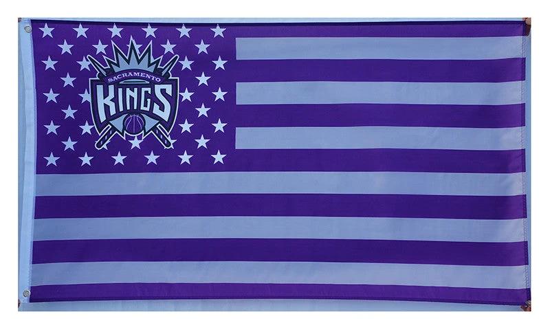 Sacramento Kings Flag-3x5FT Banner-100% polyester by flagsshop