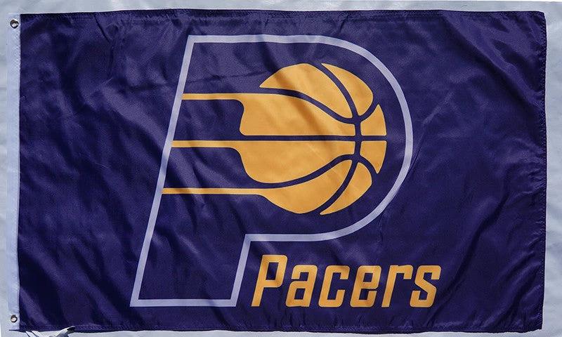 Indiana Pacers Flag-3x5FT Banner-100% polyester by flagsshop