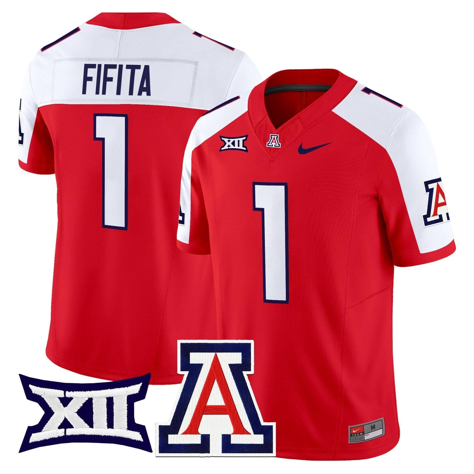 Noah Fifita Jersey #1 Arizona Wildcats 2025 Vapor Limited Stitched Red Alternate by My Store