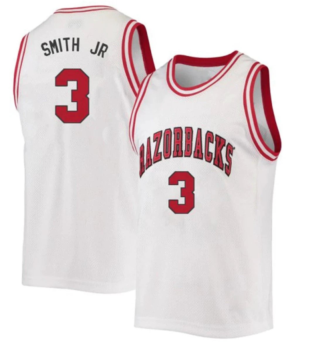Nick Smith Jersey Arkansas Razorbacks College Basketball 100 Season #3 by My store basketball