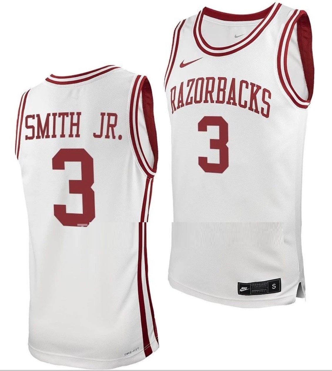 Nick Smith Jersey Arkansas Razorbacks College Basketball 100 Season #3 by My store basketball