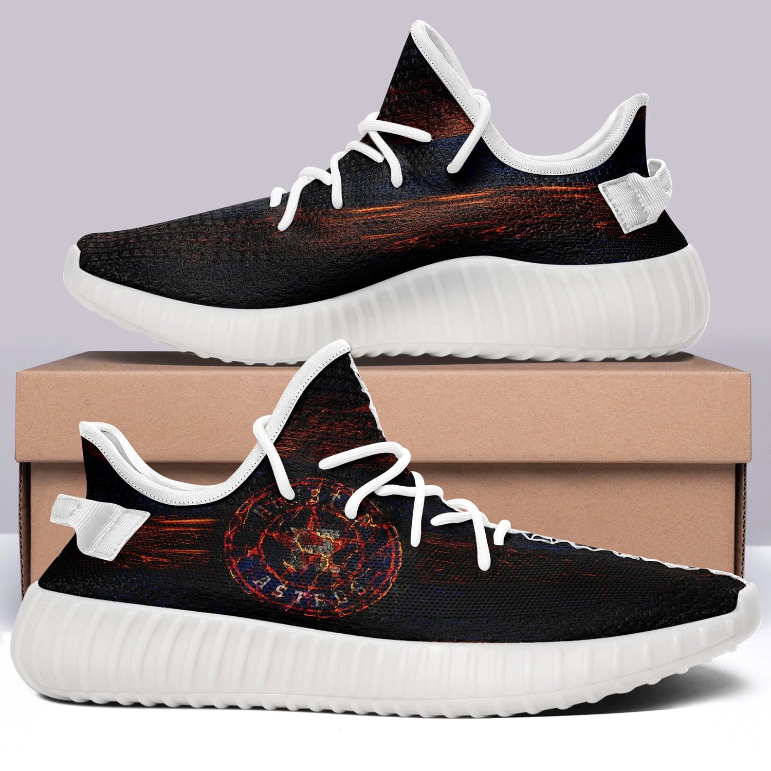 Houston Astros NFL 350v Yeezy Sneakers For Men Women Fans by Crocs