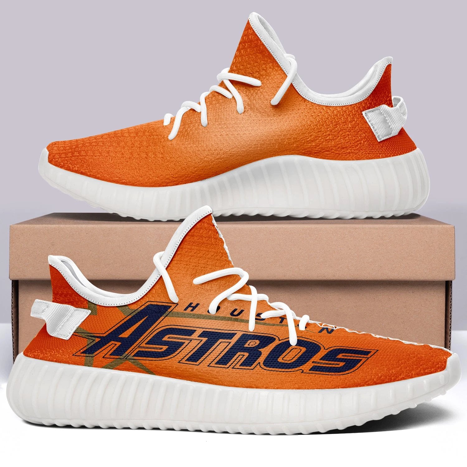 Houston Astros NFL 350v Yeezy Sneakers For Men Women Fans by Crocs