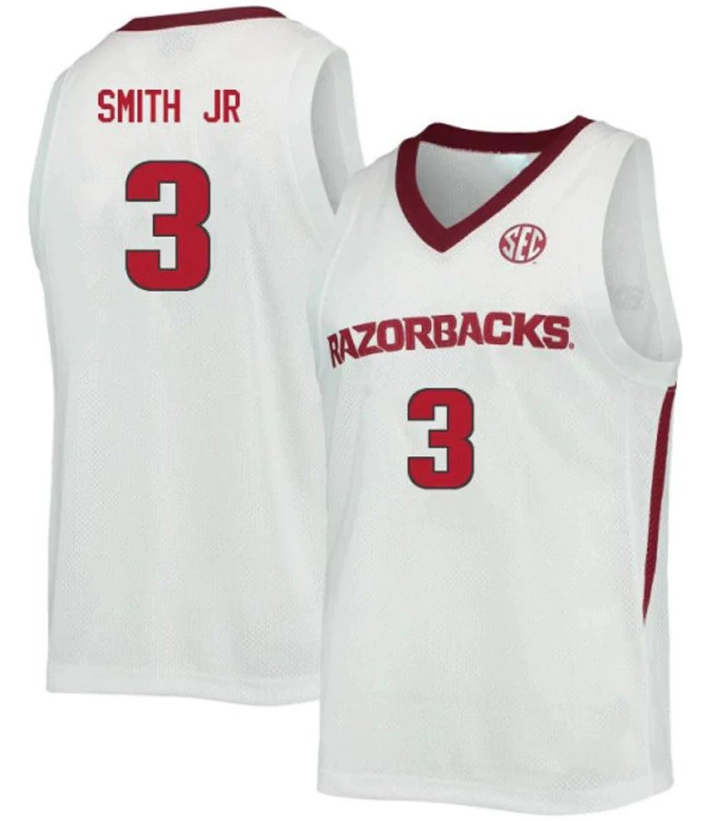 Nick Smith Jersey Arkansas Razorbacks College Basketball 100 Season #3 by My store basketball