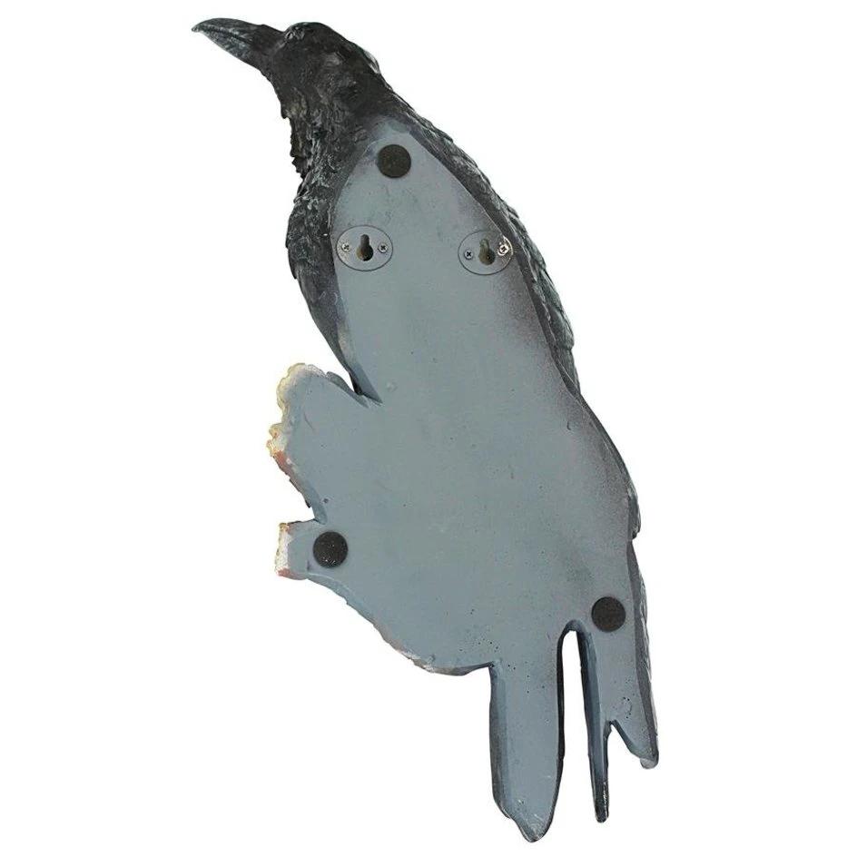 Noctura Realistic Decorative Raven – Atmospheric Decoration for Home & Garden Bowlift by Bowlift