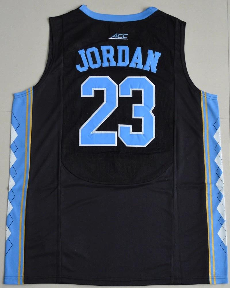 North Carolina Tar Heels #23 Michael Jordan NCAA Basketball Jersey Black by My store basketball