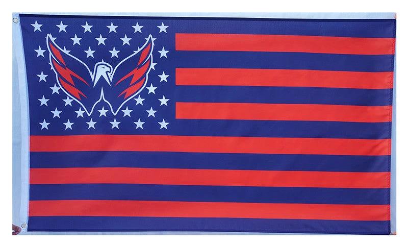 NHL Washington Capitals Flag-3x5FT Banner-100% polyester by flagsshop