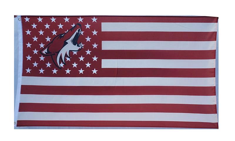 NHL Phoenix Coyotes Flag-3x5FT Banner-100% polyester by flagsshop