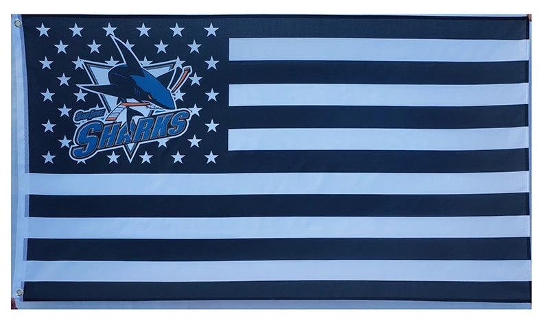 NHL San Jose Sharks Flag-3x5FT Banner-100% polyester by flagsshop