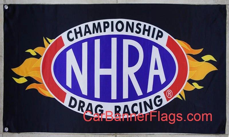 Nhra Drag Racing Championship Flag-3x5 FT Banner-100% polyester-2 Metal Grommets by flagsshop