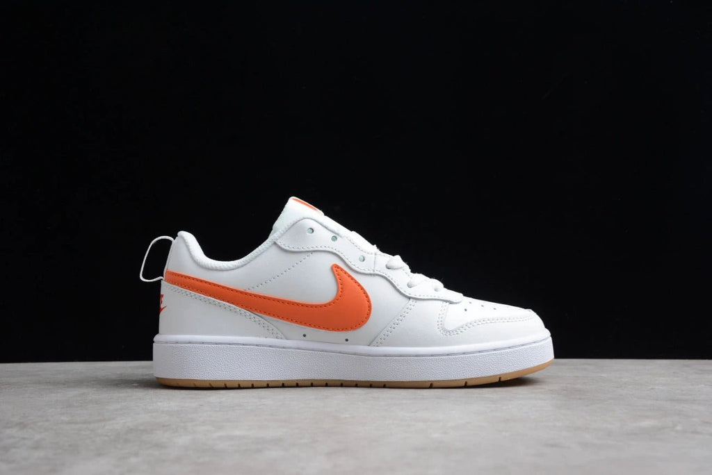NK Court Borough Low 2 GS 'White Orange' by Air Jordan