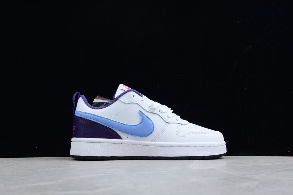 NK Court Borough Low 2 White Purple by Air Jordan