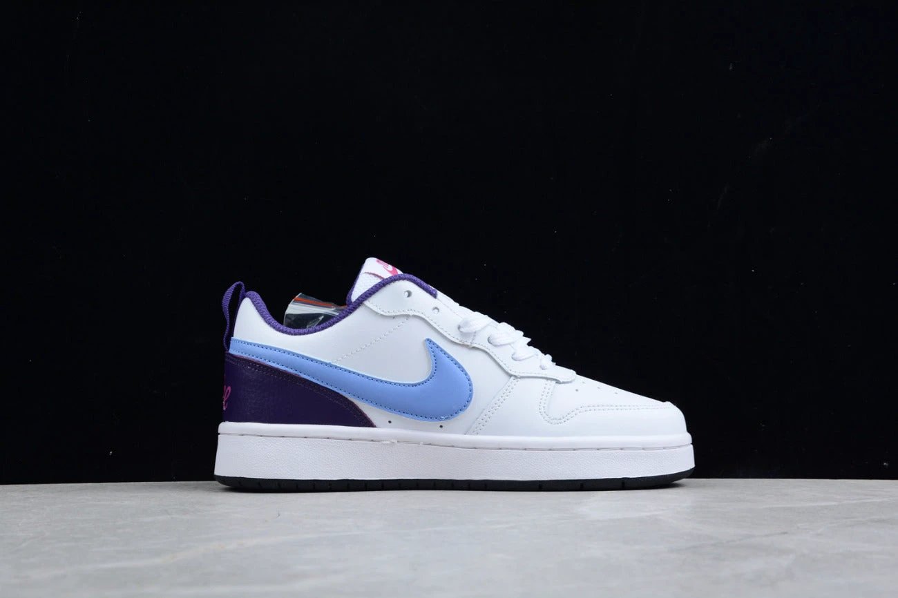 NK Court Borough Low 2 White Purple by Air Jordan