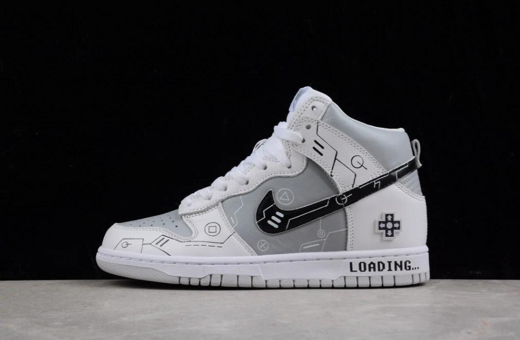 NK Dunk High Video Game Grey White by Air Jordan