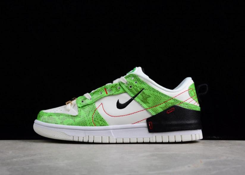 NK Dunk Low Disrupt 2 “Just Do It” Green White Black by Air Jordan