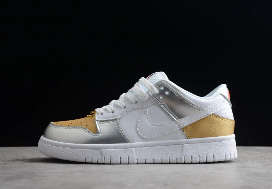 NK Dunk Low Silver Gold by Air Jordan