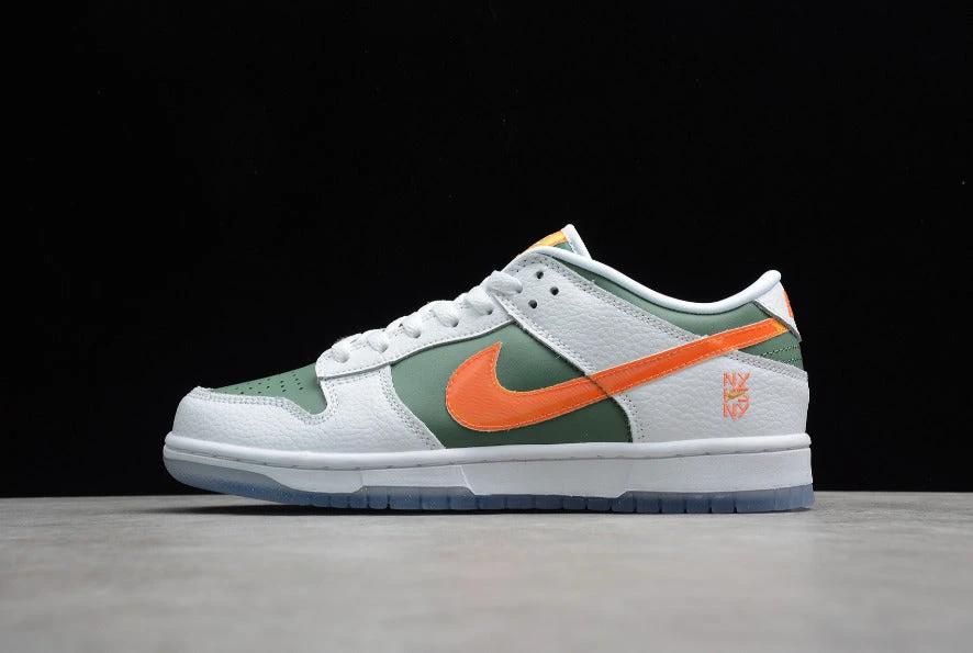 NK Dunk Low 'NY vs. NY' White Green Orange by Air Jordan