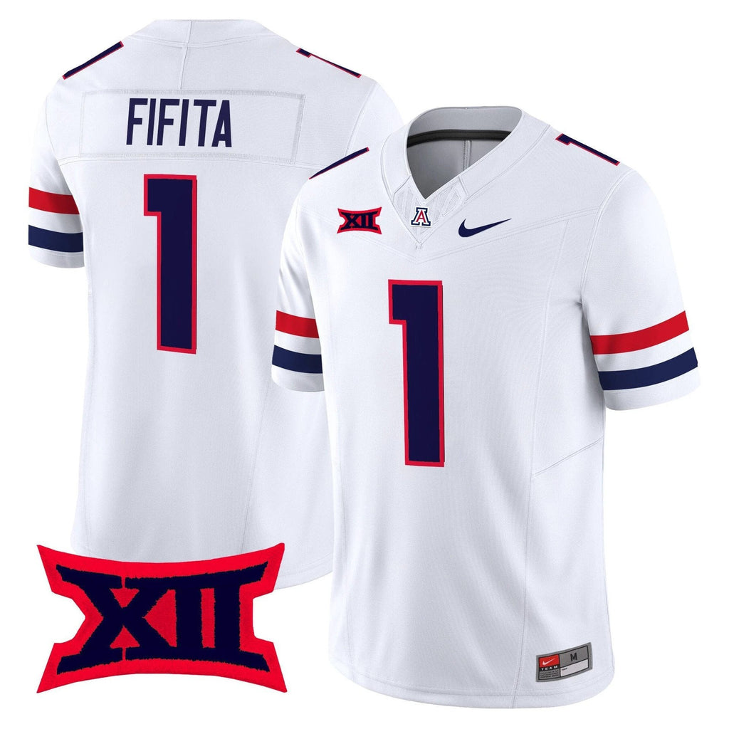Noah Fifita Jersey #1 Arizona Wildcats 2025 Vapor Limited Stitched White by My Store