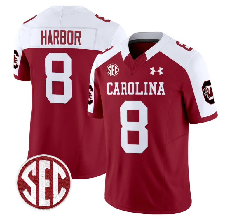 Nyck Harbor Jersey #8 South Carolina Gamecocks Football 1980 Throwback Vapor Limited Garnet Alternate by My Store