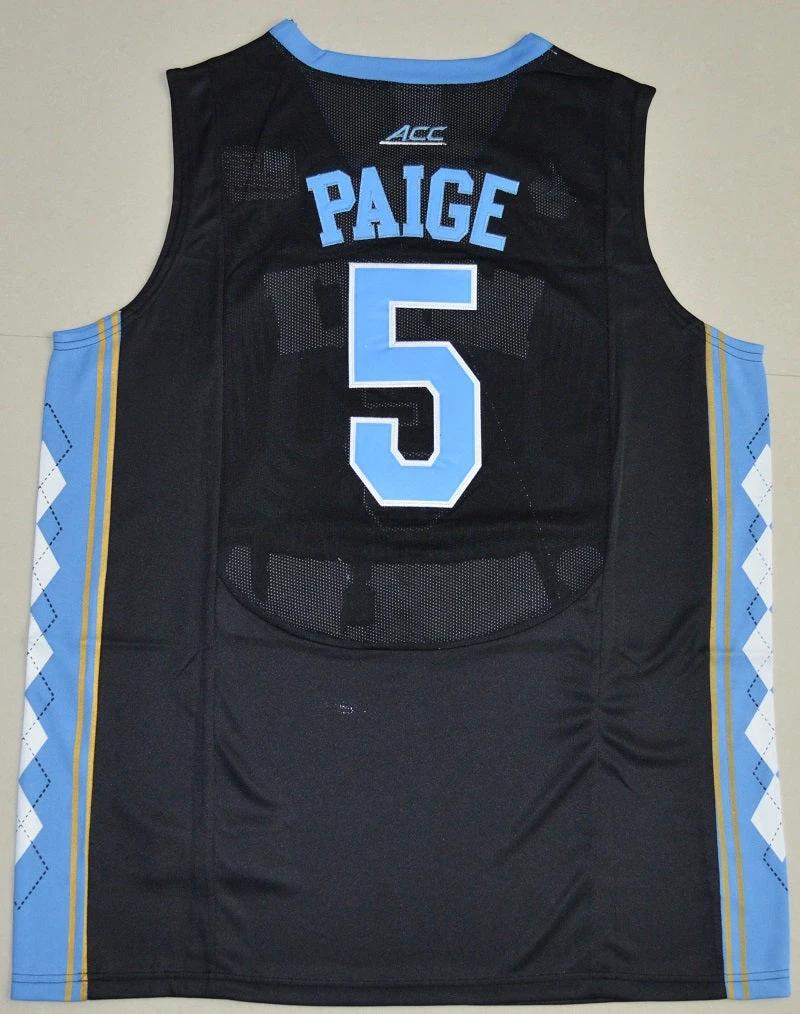 North Carolina Tar Heels #5 Marcus Paige NCAA Basketball Jersey Black by My store basketball