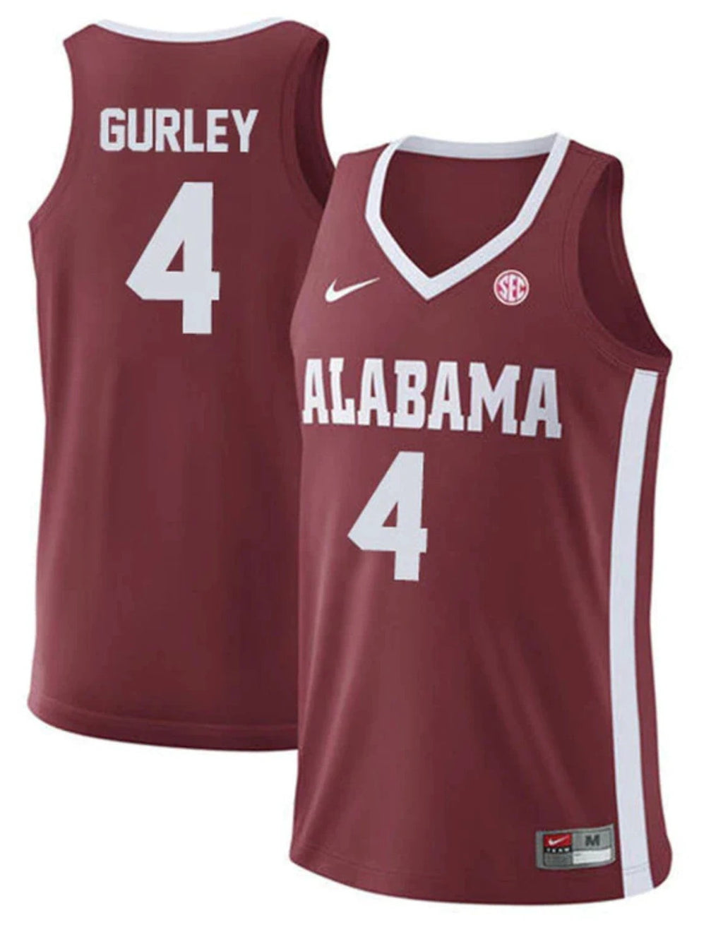 Noah Gurley Jersey Alabama Crimson Tide College Basketball Replica Crimson #4 by My store basketball