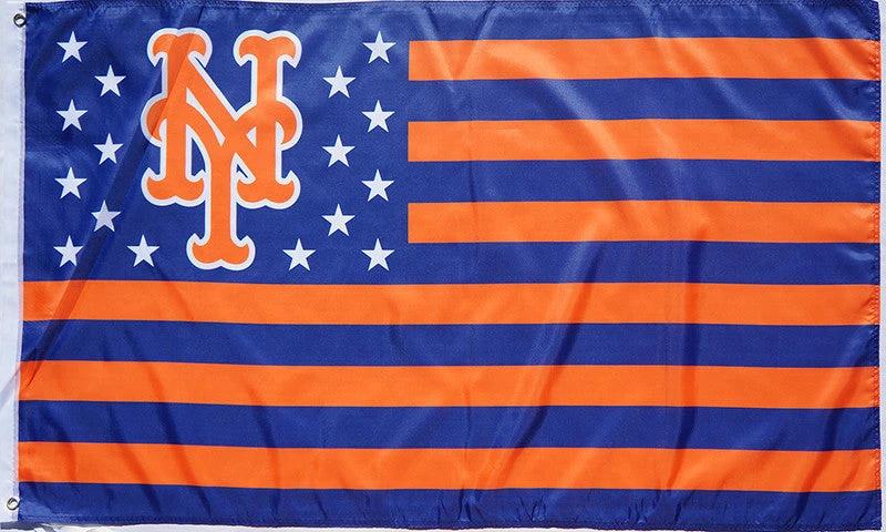 New York Mets Flag-3x5FT Banner-100% polyester by flagsshop
