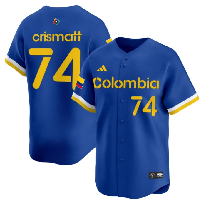 Nabil Crismatt Jersey #74 Colombia 2026 World Baseball Classic Stitched by My Store