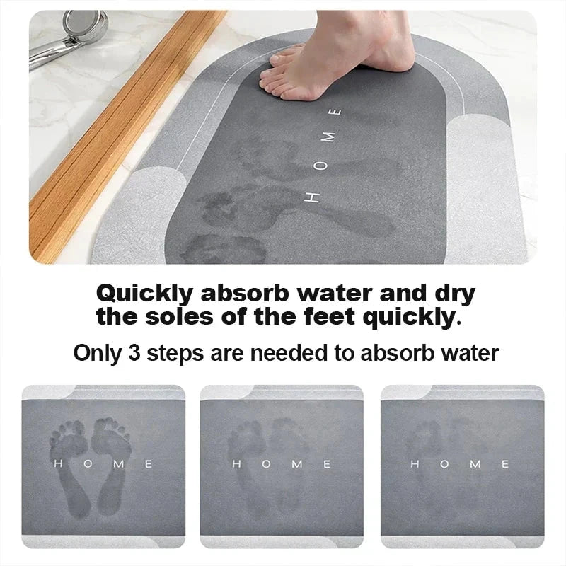 Instant Water Absorbent Floor Mat Bowlift by Bowlift