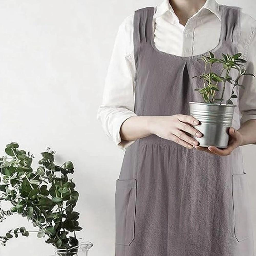 Nari Korean-Inspired Cross-Back Apron by Casa & Beyond