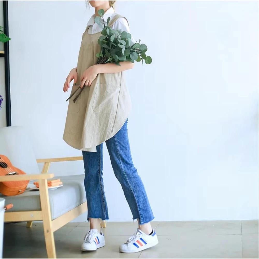 Nari Korean-Inspired Cross-Back Apron by Casa & Beyond