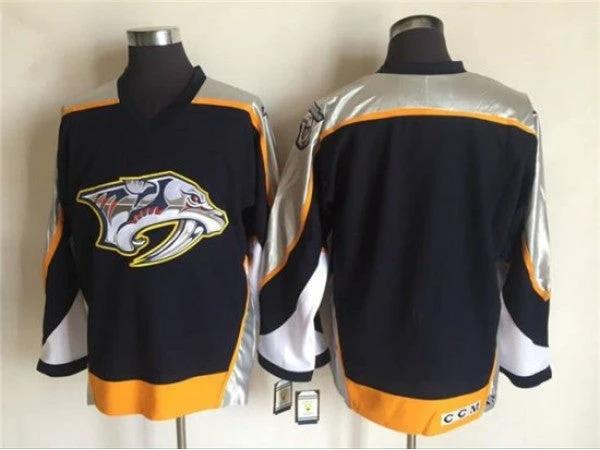 Nashville Predators Blank Black 2006 Vintage CCM Jersey by Hockey David