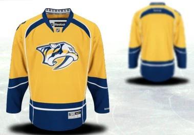 Nashville Predators Customized 2012 Yellow Jersey by Hockey David
